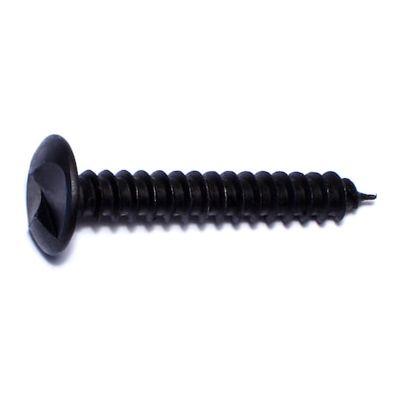Midwest Fastener 5/16"-18 x 2 in Slotted Round Machine Screw, Black Oxide Steel, 50 PK 08470